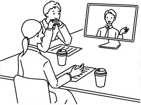 確認のイラスト